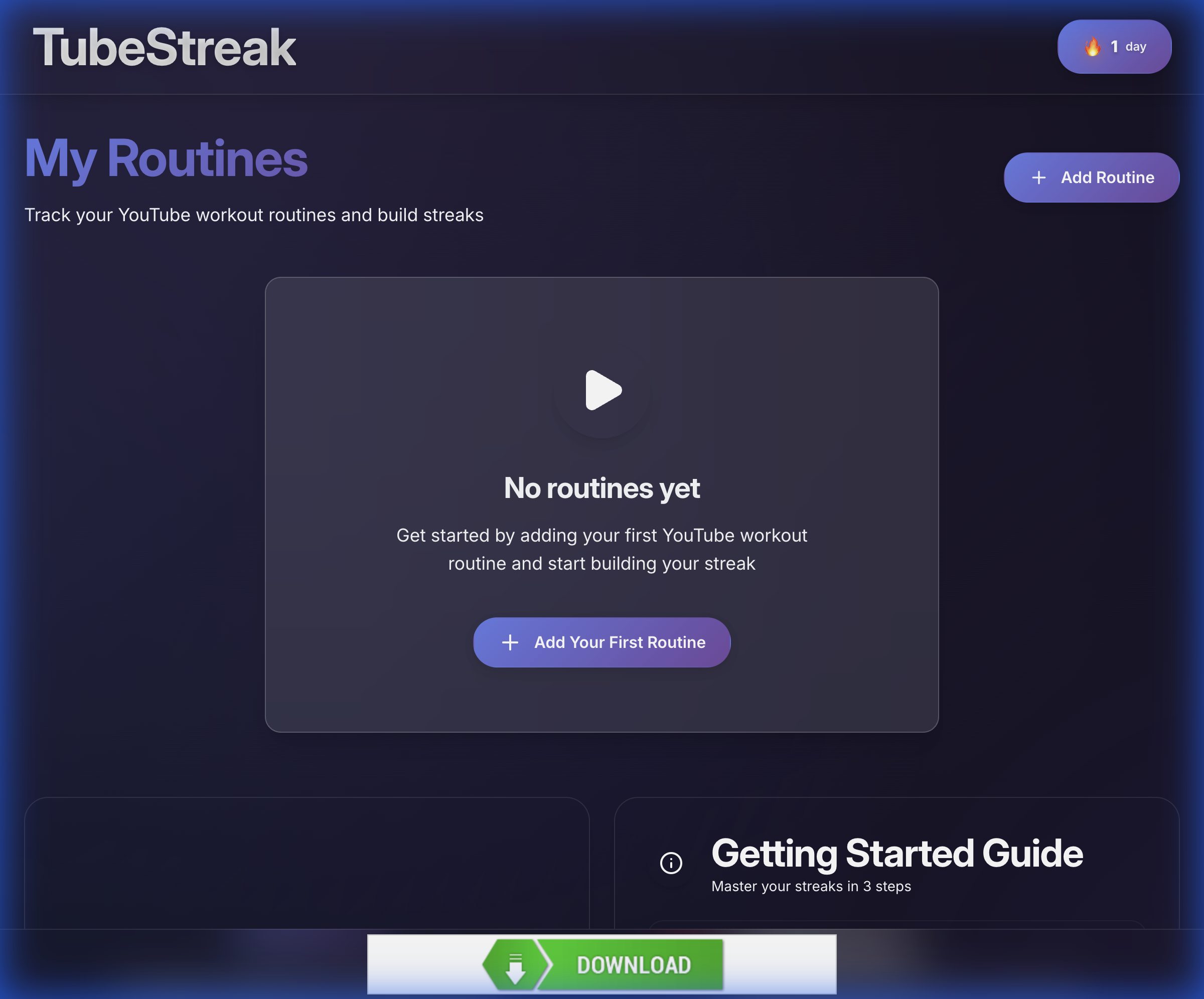 TubeStreak Screenshot